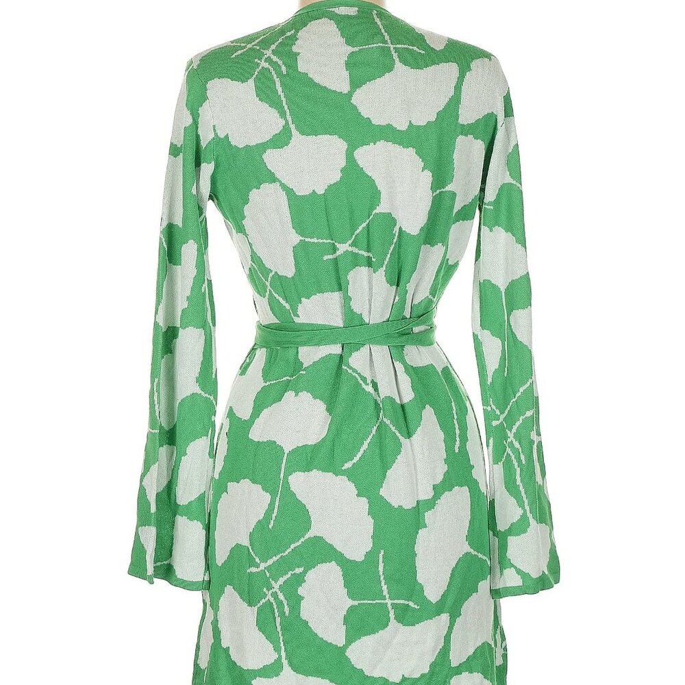 NWT DVF for Target Classic knit Kelley Green Wrap dress, Medium - Picture 5 of 6